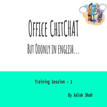 English Learning at Office with Fun