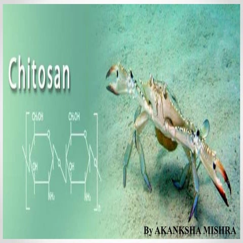 Chitosan akanksha ppt