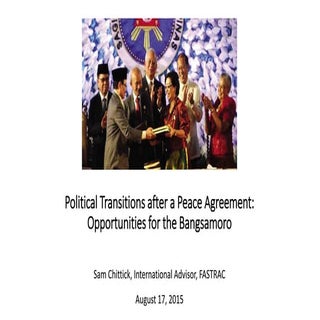 Political Transitions After a Peace...