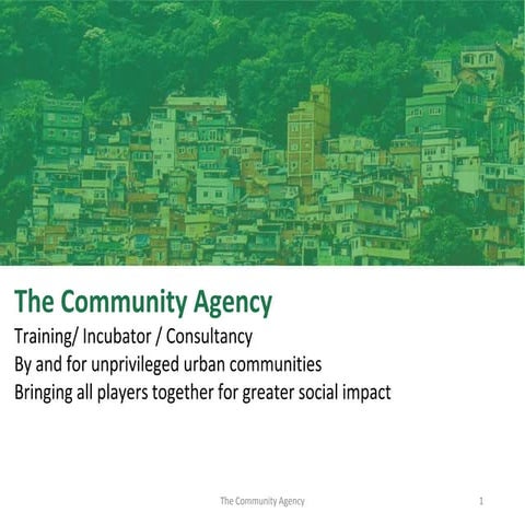 Chivas application  the community agency