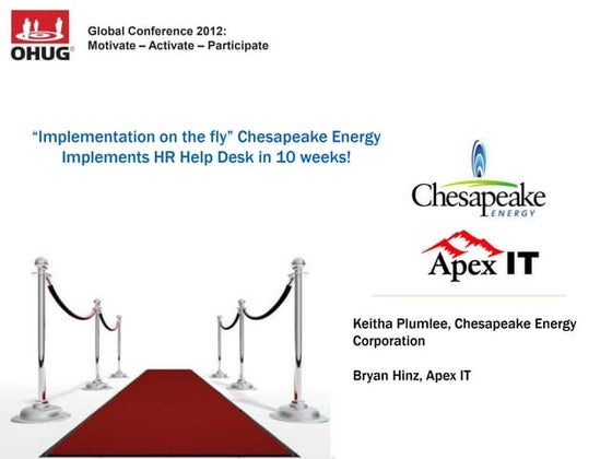 OHUG 2012- Chesapeake Energy