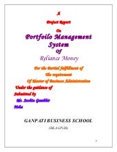 Trading management system project