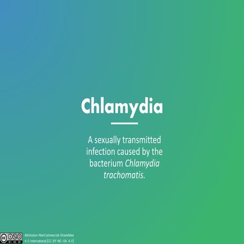Chlamydia - The silent killer
