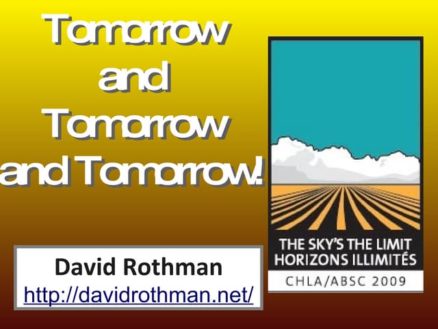 CHLA Slides Rothman
