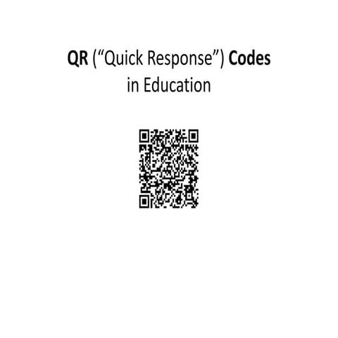 Chld 100 perry fall 2012 qr codes