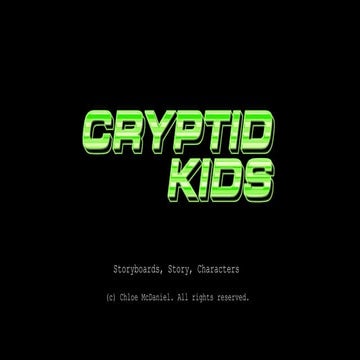 CRYPTID KIDS _ storyboard | PDF