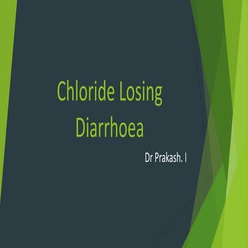Chloride losing diarrhoea prakash
