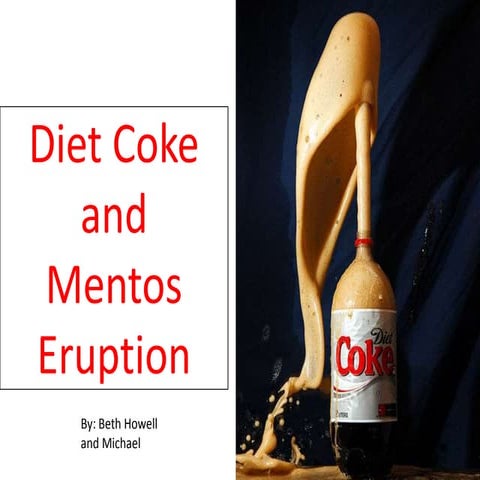 Diet Coke & Mentos Reaction