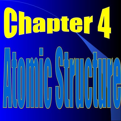 giant presentation on model of an atom