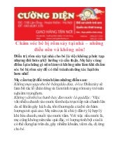 Chăm sóc bé bị rôm sảy tại nhà