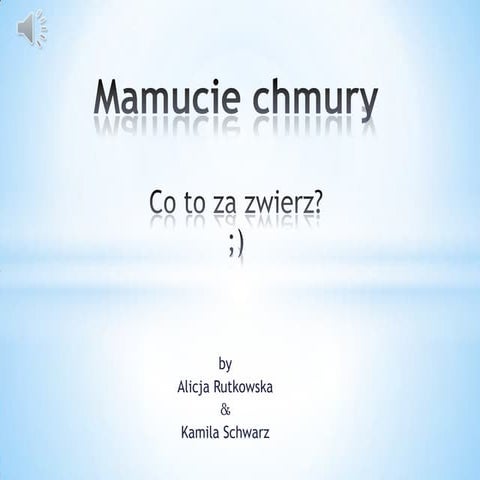 Chmury mamucie