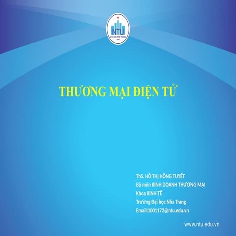 Chương 1 - Tổng quan về thương mại điện tử.pptx