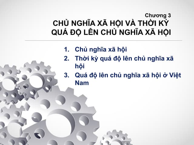 Slide chủ nghĩa xã hội khoa học chương 3 | PDF
