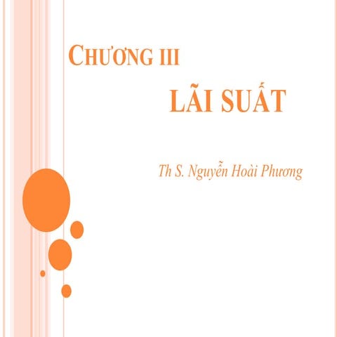 Chương 3 lai suat