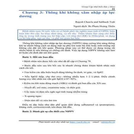 Thông khí không xâm nhập áp lực dương - ICU Protocols A Stepwise Approach