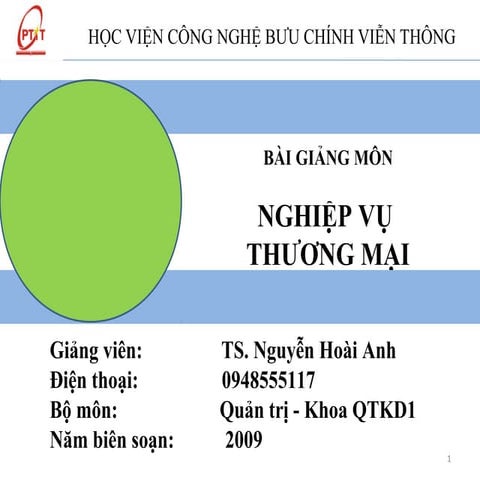 nghiep vu thuong mai