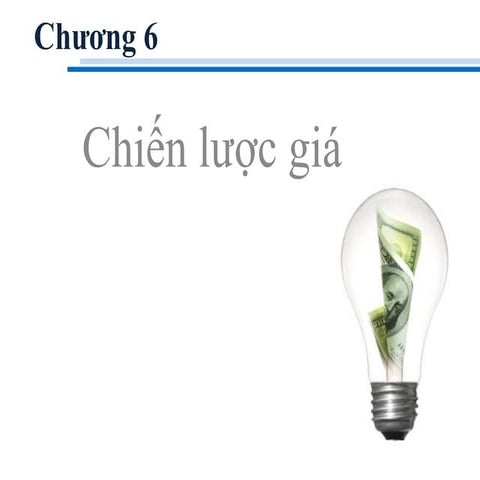 Chương 6   chính sách giá cả. marketing căn bản