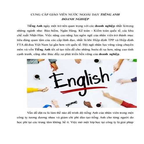 Hawaii Education - Cung cấp chương trình Tiếng anh doanh nghiệp