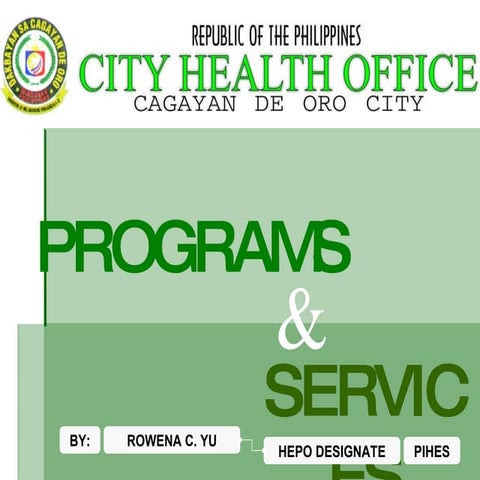 CHO: Community Health Nursing Orientation