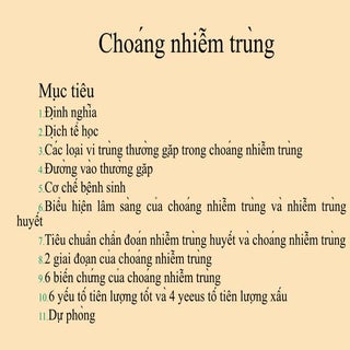Choang nhiem trung