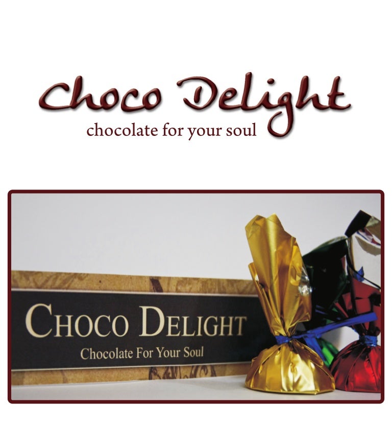 Choco Delight Product Catalogue