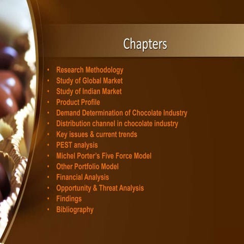Chocolate industry Presentation