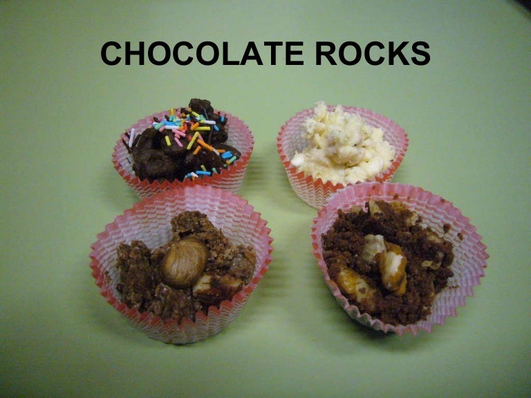 Chocolate rocks