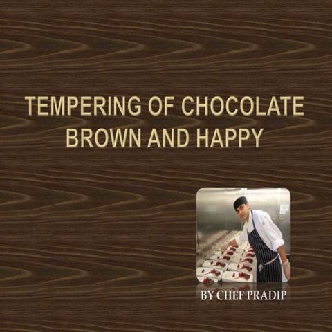 Chocolate tempering