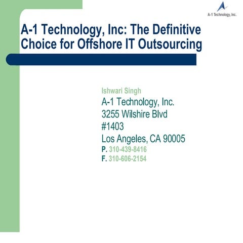 Choice For Outsourcing