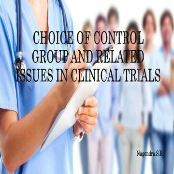 Choice of control group in clinical trials