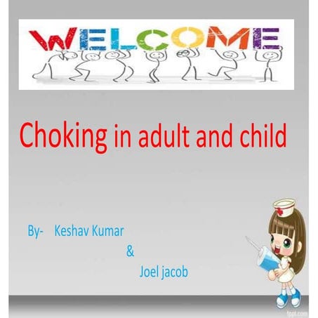 Choking in adult and child