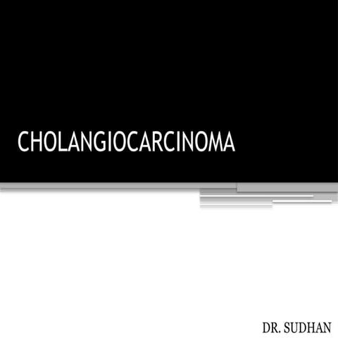 cholangiocarcinoma Sudhan Radiological Imaging