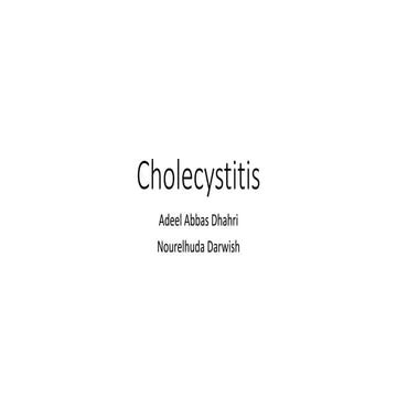 Acute Cholecystitis