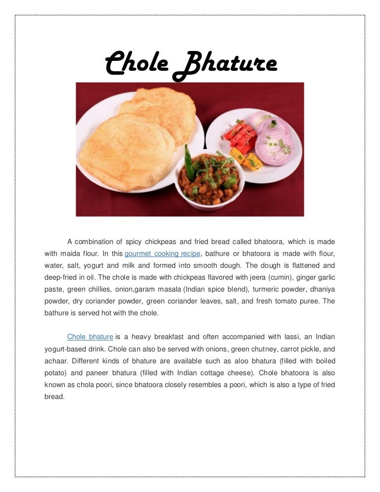 Chole Bhature