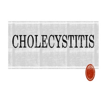 Cholecystiti