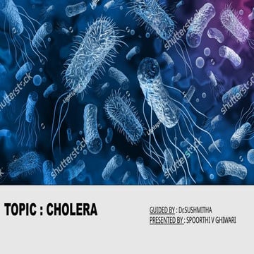CHOLERA(Swasthavrtta)According to NCISM.