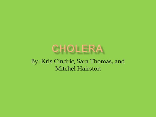Cholera