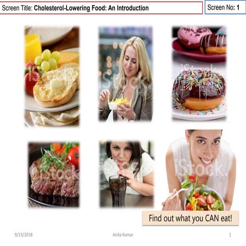 Cholesterol loweringfood snippet