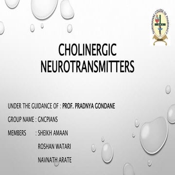 Cholinergic Neurotransmitters