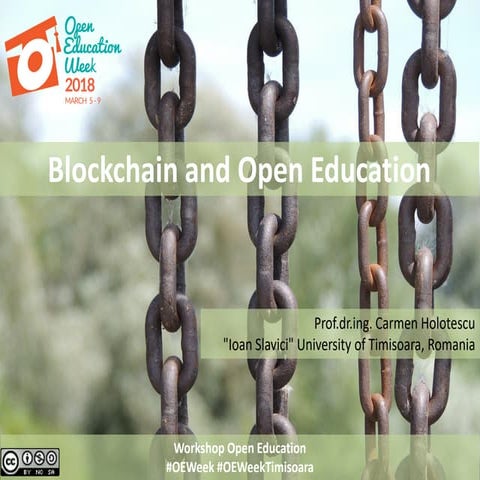 Blockchain and Open Education