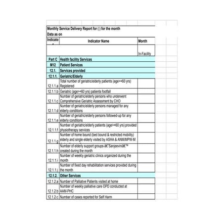 CHO Monthly Performa for team based incentive | PDF