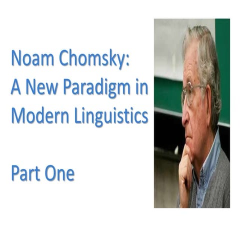 Chomskyan linguistics