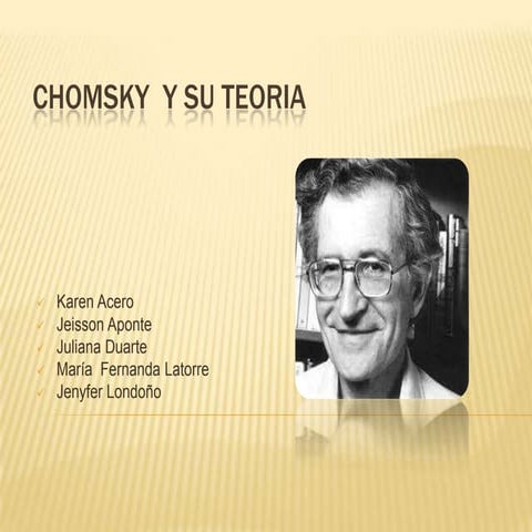 Chomsky  y su teoria