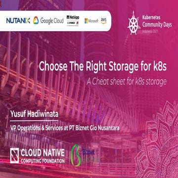 Choose the Right Container Storage for Kubernetes