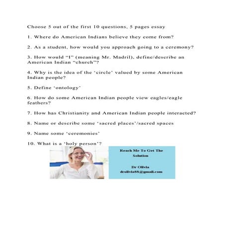 Choose 5 out of the first 10 questions, 5 pages essay1. Where do.docx
