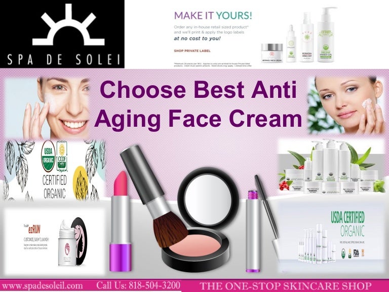 Choose best anti aging face cream