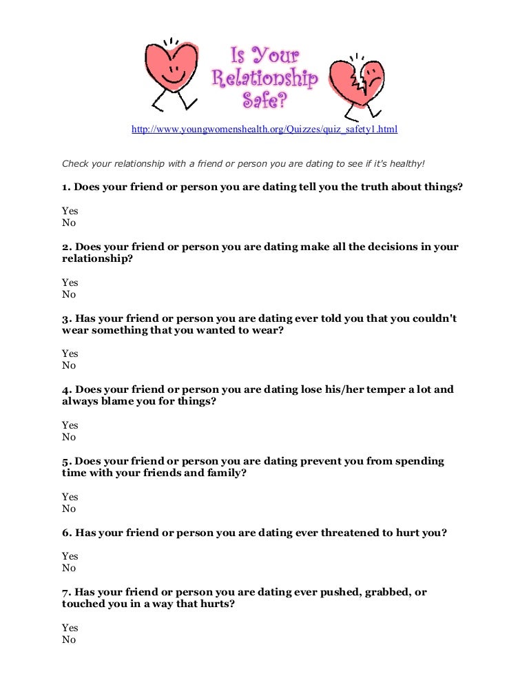 Choose Respect Safe Relationship