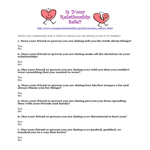 Choose Respect Safe Relationship