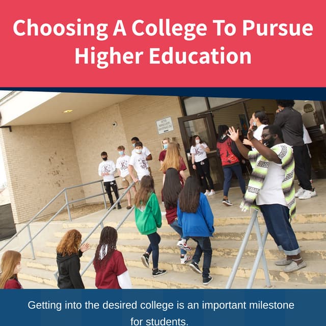 Choosing A College To Pursue Higher Education