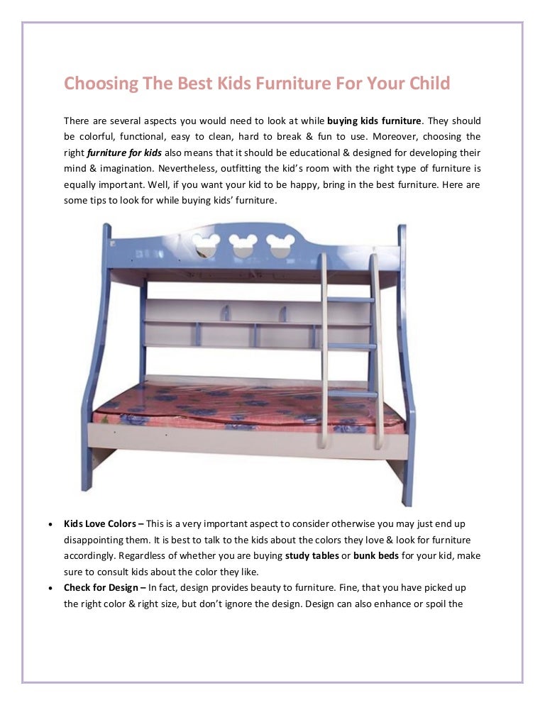 the best kids furniture